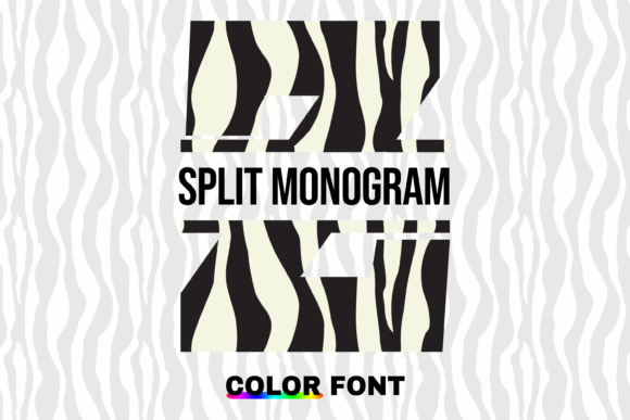 Boost Your Brand with Zebra Split Font