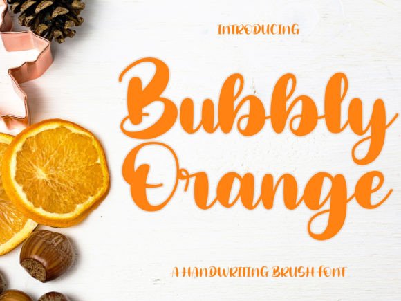 Bubbly Orange: A Font That Adds Personality to Your Digital Content