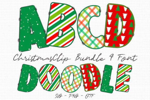 Christmas Clip Font for Festive Craft Projects