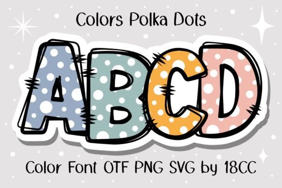 Colors Polka Dots: A Vibrant Font for Creative Branding