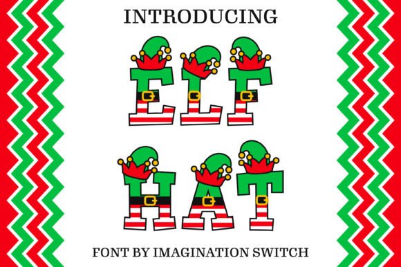 Elf Hat: A Colorful Typographic Choice for Branding