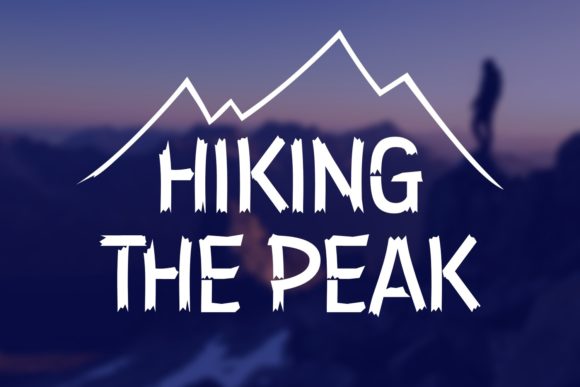Font for Adventure: Hiking the Peak Enhances Editorial Design