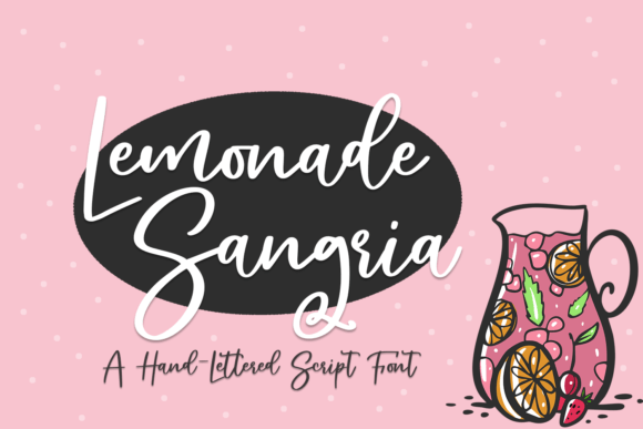 Font for Branding: Lemonade Sangria in Action