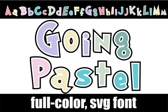 Going Pastel: A Whimsical Font for Creative Crafters