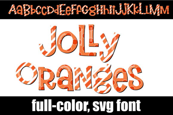 Jolly Oranges: A Color Font for Vibrant Campaigns