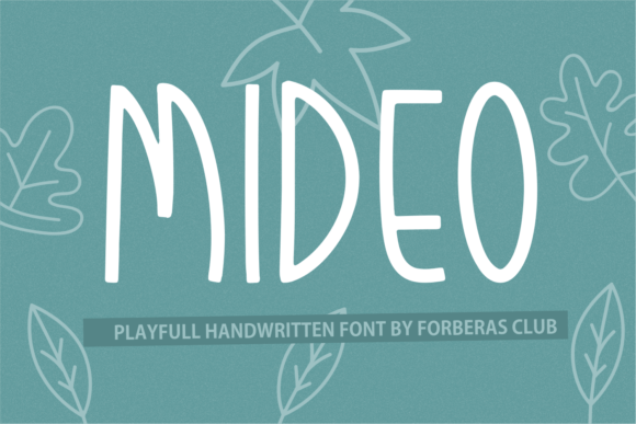 Mideo: A Font That Brings Handmade Charm to Every Project