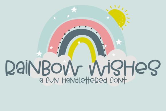 Rainbow Wishes: A Font for Editorial Expression