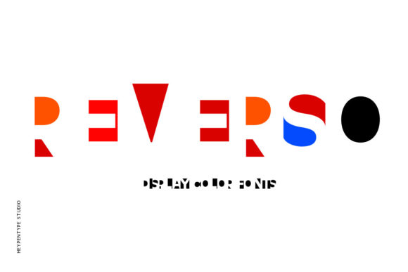 Reverso Color: A Font for Bold Creative Campaigns
