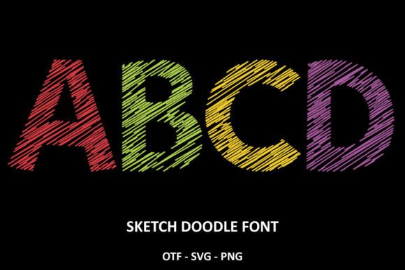 Sketch Doodles: A Playful Font for Creative Branding