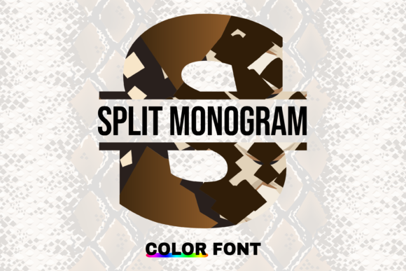 Snake Split: A Font That Adds Charm to Every Craft Project