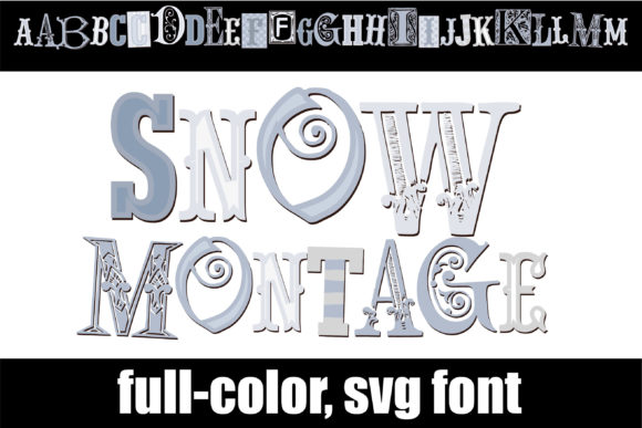 Snow Montage: A Digital Design Delight