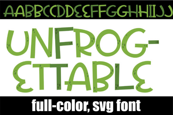 Unfrogettable: A Font That Speaks with Character