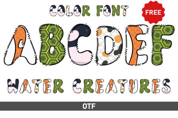 Water Creature: A Playful Font for Creative Branding